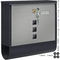 Monzana schwarz inkl. Zeitungsfach