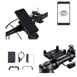 K-S-Trade für Apple iPhone 12 (mini) Smartphone-Halterung, (Handyhalterung das Fahrrad Halter Lenkstange Fahrradhalterung) schwarz
