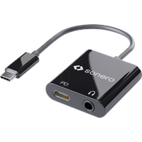 Sonero USB Typ C zu 3,5mm Audio und CF