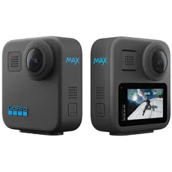 GoPro Kamera MAX 2025 - 3 Kameras in einer, 360°-Funktion, wasserdichtes Design - schwarz