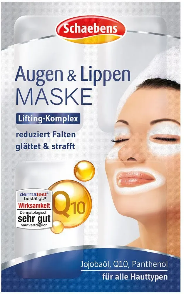 Schaebens Augen & Lippen Maske Gesichtsmaske 4x1,5 ml Unisex 4x1,5 ml Gesichtsmaske