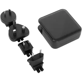 Targus 100W GanCharger-Multi port- travel adapt (100 W), Notebook Netzteil, Schwarz
