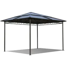Quick Star Hardtop Pavillon 3 x 3 m Grau/Bronze