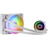 Mars Gaming ML-ONE120 Weiß, CPU Wasserkühlung, TDP 200W, Infinity Mirror, FRGB Silent-Lüfter, Universal Multisocket