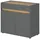 Lomadox CRISP-61 Büroschrank 80 x 70 x 40 cm Grau