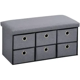 KESPER Truhenbank grau 76 x 38 x 38 cm