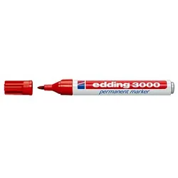 edding 3000 Permanentmarker rot 1,5 - 3,0 mm, 1 St.