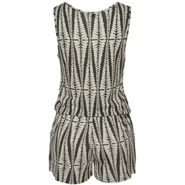 LASCANA Overall Damen schwarz-sand-bedruckt Gr.42