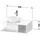 Duravit Waschtischunterschrank 80 x 26 cm Eiche Schwarz Matt