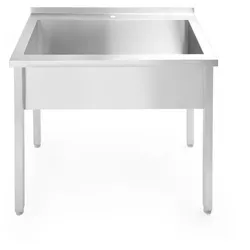 Hendi Spültisch mit Aufkantung Budget Line 800x600x850mm