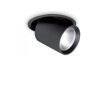 Ideal Lux Verstellbares Einbau-downlight schwarz 4000k,