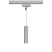 Trio Leuchten Schienensystem-Adapter Duoline - grau - LBH 3x6x34.50