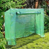Wiltec Gewächshaus 200 x 77 x 169 cm, Foliengewächshaus