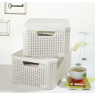Curver Aufbewahrungsbox 40 x 19 x 29 cm 1-tlg. weiß