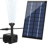 LEDGLE Solar Springbrunnen Pumpe, 1.8W 200L/H Gartendeko Fontäne, Teichpumpe Solar Solarbetrieben Groß für Außen, Vogel Bad, Teich, Aquarium, Garten Deko, Springbrunnen Wasserspiel Solar Teich