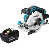 Makita DHS 680 Z Akku-Handkreissäge 18 V 165 mm Brushless + 1x Akku 9,0 Ah - ohne Ladegerät