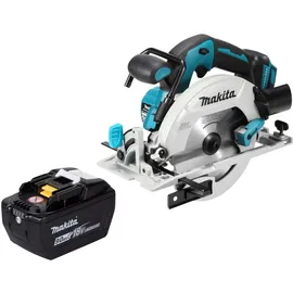 Makita DHS 680 Z Akku-Handkreissäge 18 V 165 mm Brushless + 1x Akku 9,0 Ah - ohne Ladegerät