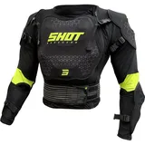 Shot Optimal 2.0 Protektorenjacke Schwarz/Gelb M