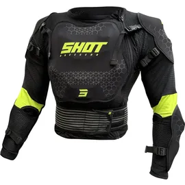 Shot Optimal 2.0 Protektorenjacke Schwarz/Gelb M
