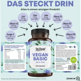 yes vegan Vegan Basic Kapseln 198 St.