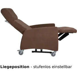 Devita Lutra relax Lift 2 elektrischer Aufstehsessel mit Relaxfunktion bis 140 kg braun