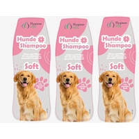 Hygiene VOS Hundeshampoo Soft 3 x 300ml milde Pflege mit Kamilleduft für alle Hunde und Fellarten. Fördert die Fellgesundheit. Gute Kämmbarkeit