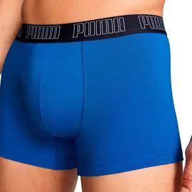 Puma Boxershort 6er Pack Figurbetont Blau L
