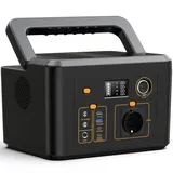 SinKeu Tragbare Powerstation 600W,448Wh LiFePO4 Solargenerator,600W AC/100W USB-C Ausgang, LFP Powerstation für Outdoor Camping, Wohnmobil, Notfall