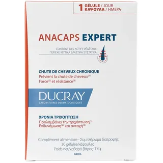 Ducray Anacaps Expert Integratore alimentare per capelli 30 capsule -