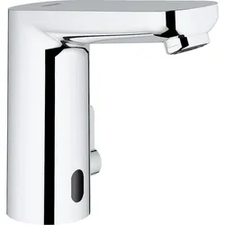 Sensor-Waschtischarmatur Grohe Eurosmart CE, mit Mischung, chrom (Ausführung: mit Temperaturregulierung. netzbetrieben)