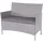 Proregal Halden 106 x 83 x 60 cm Grau