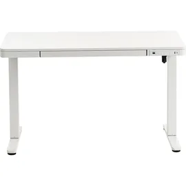 Beliani Schreibtisch Weiß 120 x 60 cm elektrisch höhenverstellbar PENLY in - (W) (H) 70 x (L) | Gr.: onesize