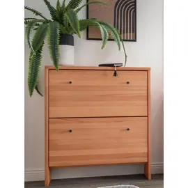 Home Affaire Dura Kommode 82 x 95 x 27 cm Braun / Beige