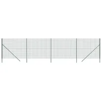 vidaXL Maschendrahtzaun Grün 2,2x10 m Verzinkter Stahl