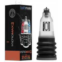 Hydromax3 Penispumpe Bathmate Rot/Schwarz