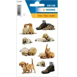 HERMA Schmucketikett Hundewelpen 27 Stück 5606