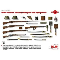 ICM 435672 1:35 WWI Russische Infanterie Waffen und Zubhör