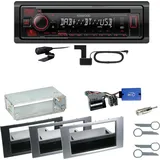 Kenwood KDC-BT450DAB Bluetooth DAB Einbauset für Ford Focus C-Max Fiesta Transit