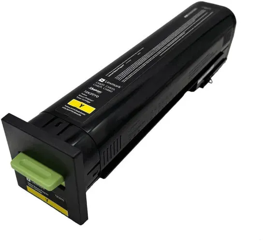 Lexmark Original Toner 72K20YE  High Yield Farbe: Yellow ca. 8.000 Seiten für CS 820 Serie und CX 820,825,860 Serien
