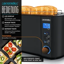 Arendo ELEGANT 1,5 l Schwarz