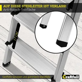 Craftfull CF-133B Haushaltsleiter 5 Stufen