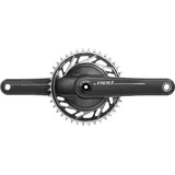 Sram Red Axs Xplr Dub Wide E1 Threaded Mount Kurbelgarnitur Mit Leistungsmesser - Black - 170 mm