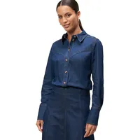 Zero Jeanshemd mit Knopfleiste