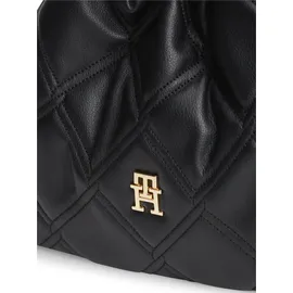 Tommy Hilfiger Feminine Mini Crossover Handtasche Polyurethan Black