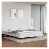 vidaXL Bettgestell 180 x 200 cm Weiß