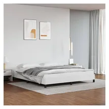 vidaXL Bettgestell 180 x 200 cm Weiß