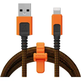 Xtorm USB-A auf Lightning 1,5 m Schwarz/Orange