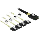 DeLock 85731 Serial Attached SCSI SAS-Kabel - SAS 6Gbit/s - Mini SAS SFF-8087