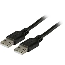 EFB-Elektronik USB-A auf USB-A 3 m Schwarz