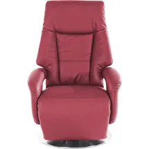 sit&more TV-Sessel Enjoy Kunstleder 74 x 111 x 77 cm Rot mit Motor und Aufstehhilfe